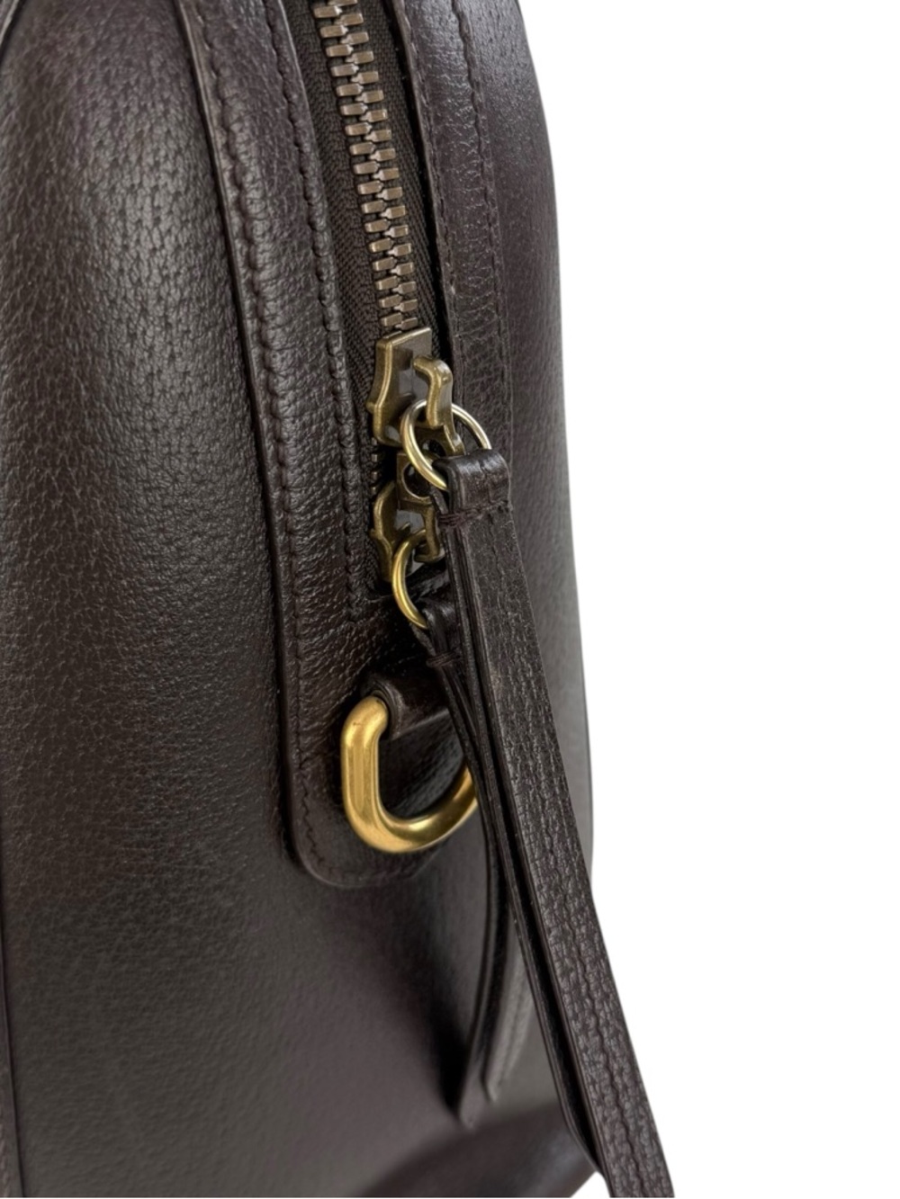 Gucci Calfskin Leather Medium Web Stripe Satchel Bag - Picture 11 of 13